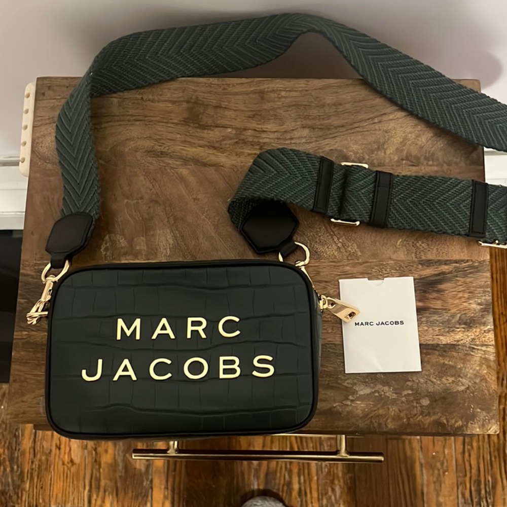 Marc Jacobs crossbody croc print flash bag